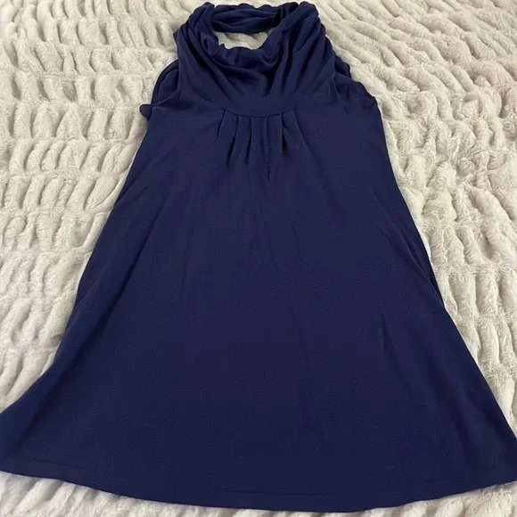 sachin and babi light blue dress Piece of White Estelle Wool Halter Sweaterdress main image 0